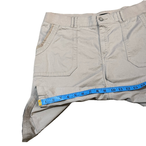 Lee Platinum Label EST 1889 Tan Shorts Women Size 16 Medium - Picture 12 of 13